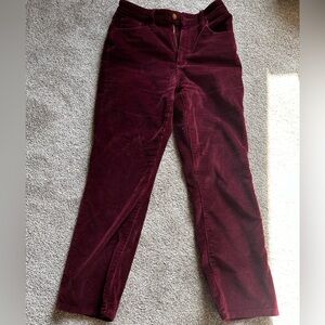Universal Thread Maroon Corduroy Pants Size 4R